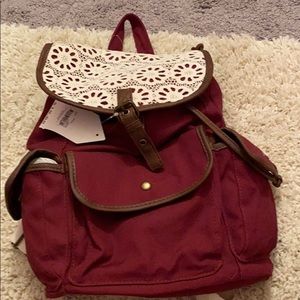 Maroon Bookbag